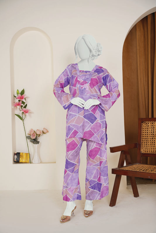 Purple Mosaic Set